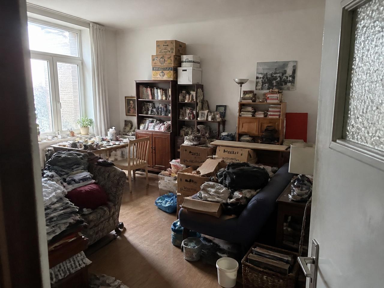 Vollständig eingerichtete Wohnung vor der Haushaltsauflösung in Hamburg